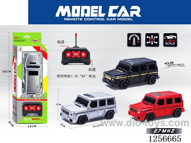 1:24 2ch rc car not included battery 3 colors