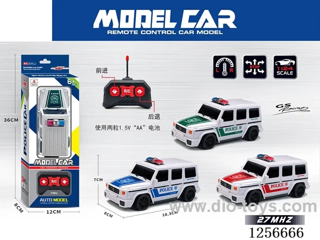 1:24 2ch rc car not included battery 3 colors