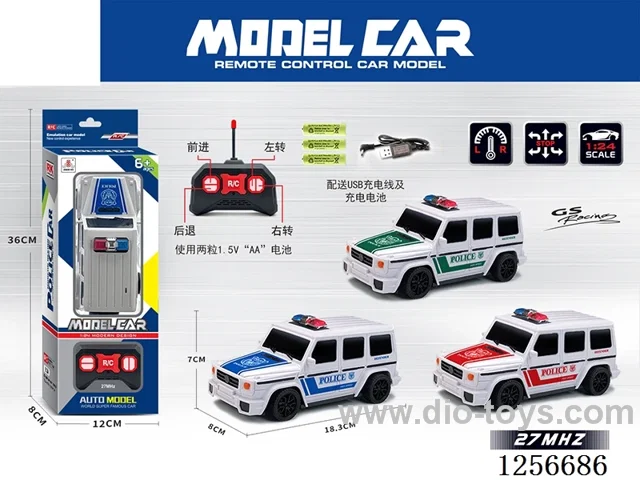 1:24 4ch rc car included battery 3 colors