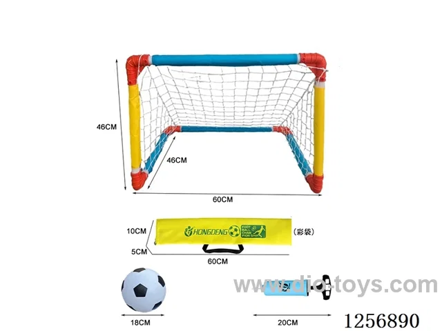 Small 60CM Fixed Plastic Soccer Goal (Includes Soccer Ball)