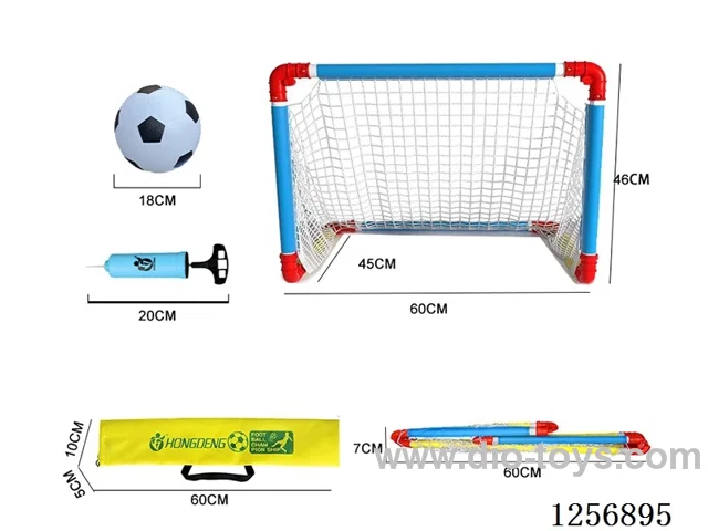 Small 60CM Foldable Plastic Soccer Goal (Includes Soccer Ball)