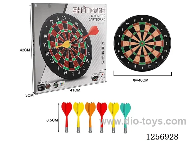16-inch Magnetic Dartboard (includes 6 magnetic darts)