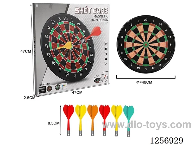 18-inch Magnetic Dartboard (includes 6 magnetic darts)