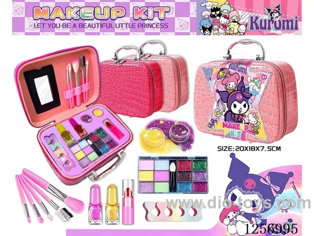 DIY Nail Art & Makeup Set Carry Case