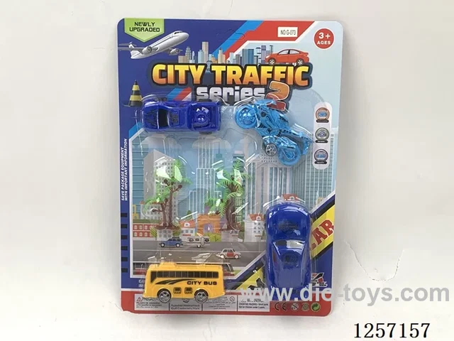 free wheel City Car Set