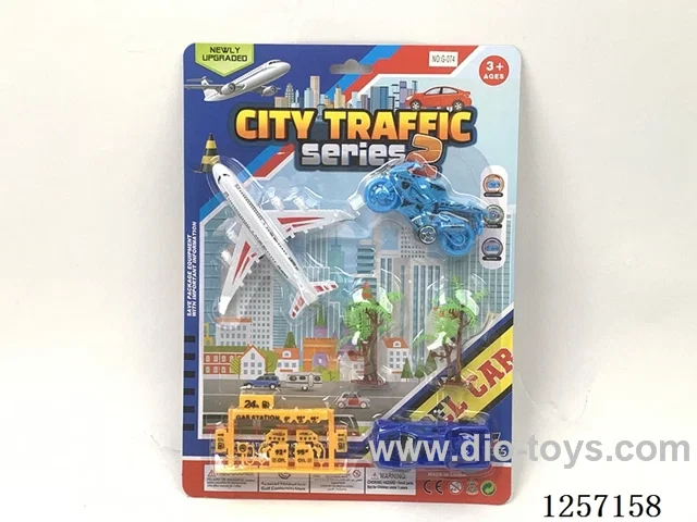 free wheel City Car Set