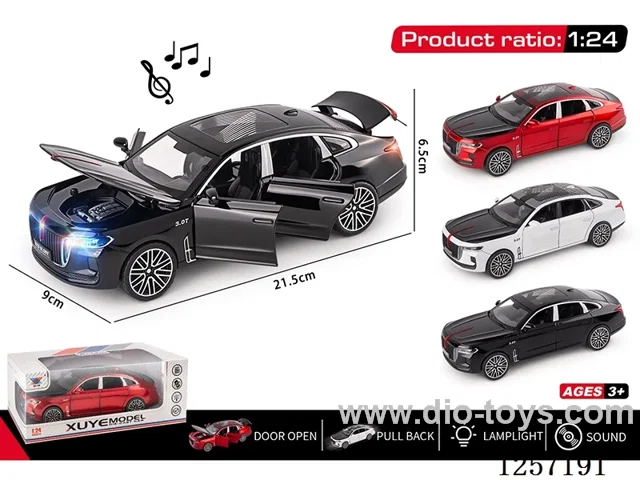 1：24 pull back alloy car W L/M