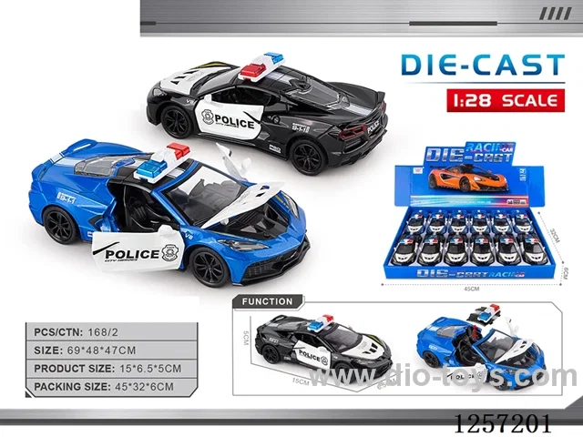 1：28 pull back alloy car 12PCS