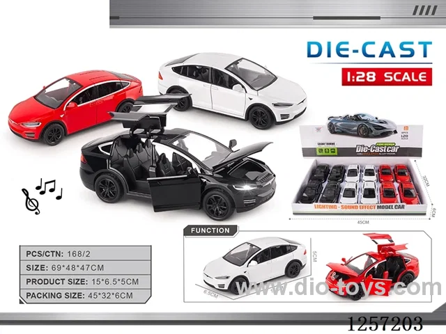 1：28 pull back alloy car 12PCS