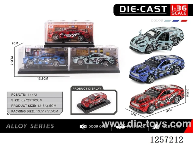1：36 pull back alloy car