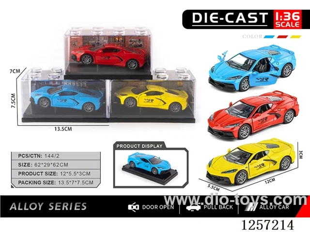 1：36 pull back alloy car