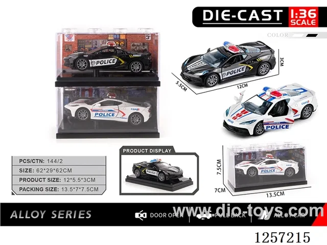 1：36 pull back alloy car