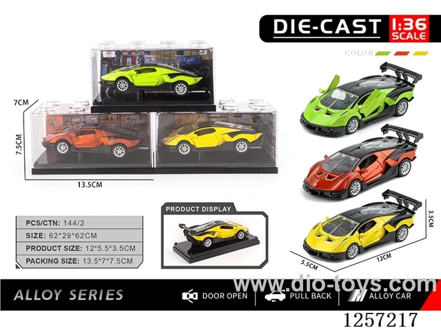 1：36 pull back alloy car