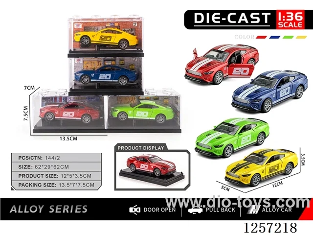 1：36 pull back alloy car