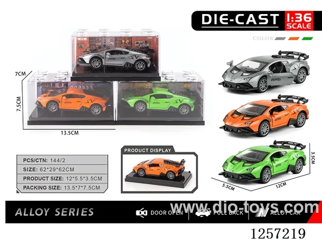 1：36 pull back alloy car