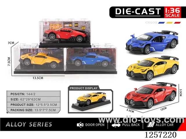 1：36 pull back alloy car