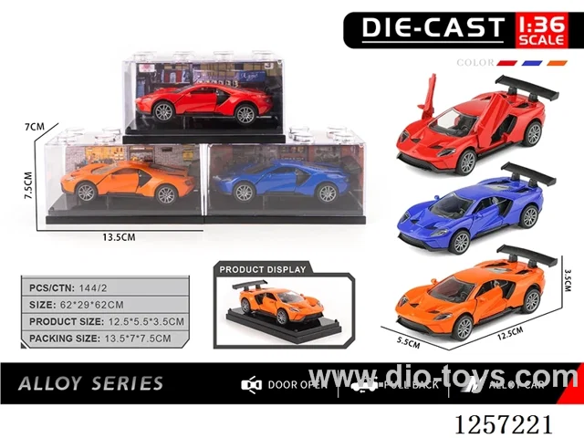 1：36 pull back alloy car