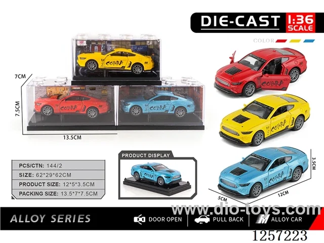 1：36 pull back alloy car