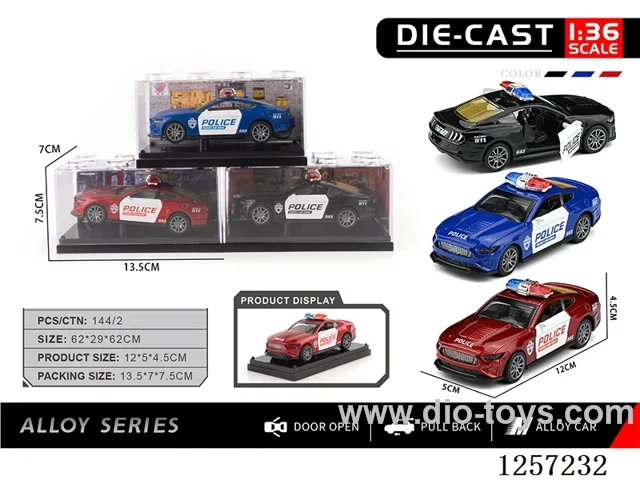 1：36 pull back alloy car