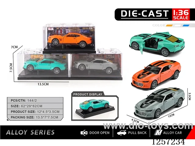 1：36 pull back alloy car