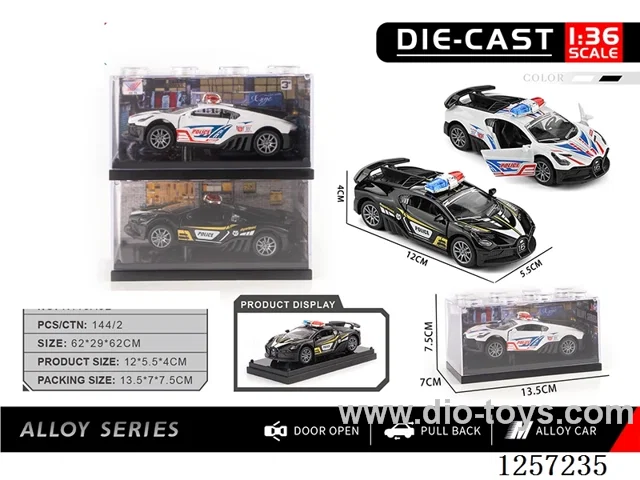 1：36 pull back alloy car