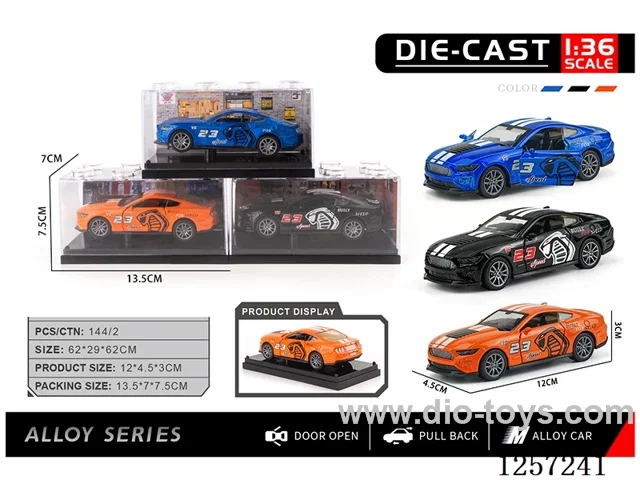 1：36 pull back alloy car