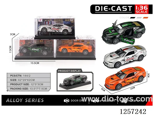 1：36 pull back alloy car