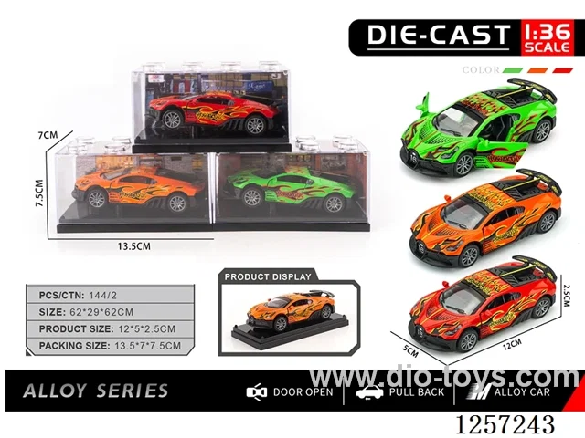 1：36 pull back alloy car