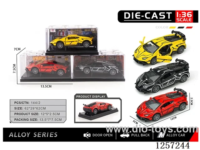 1：36 pull back alloy car