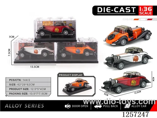 1：36 pull back alloy car