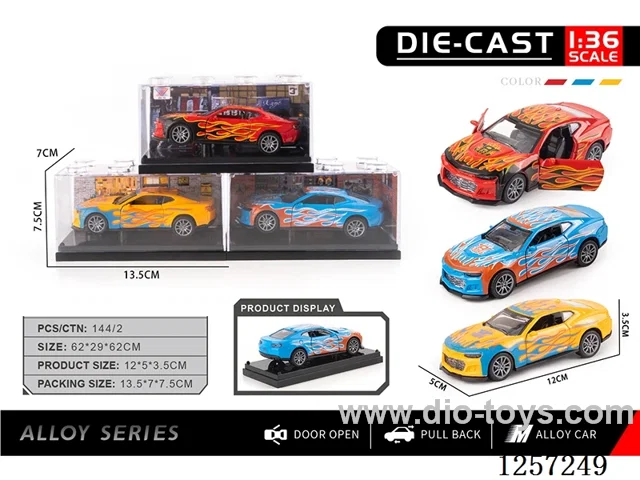 1：36 pull back alloy car