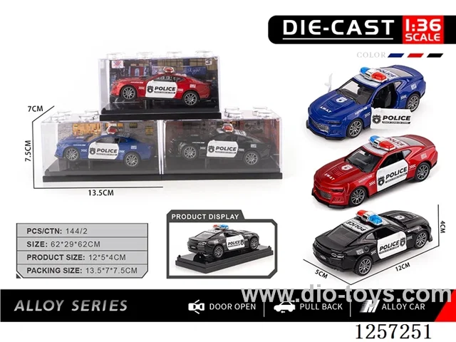 1：36 pull back alloy car