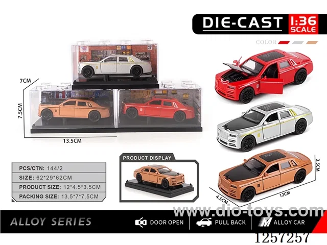 1：36 pull back alloy car