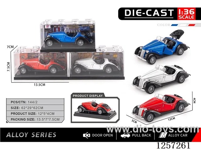 1：36 pull back alloy car