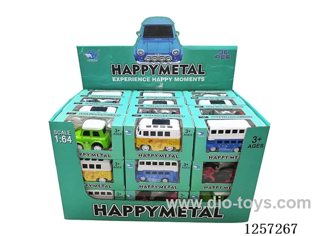 1:64 Alloy Free-Wheel Cars 4 Mixed (36PCS)