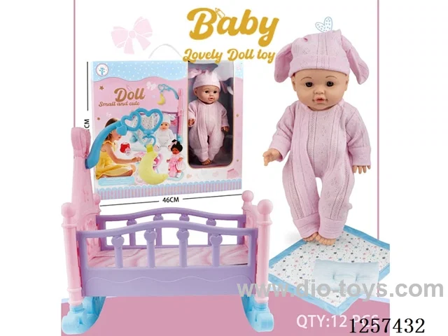 14-inch fully vinyl doll set
