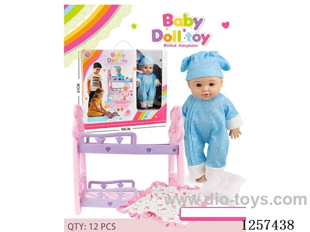 14-inch fully vinyl doll set