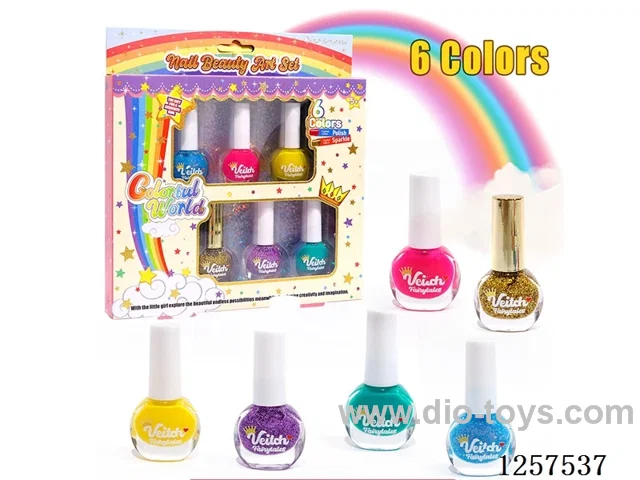 6 bottles of nail polish