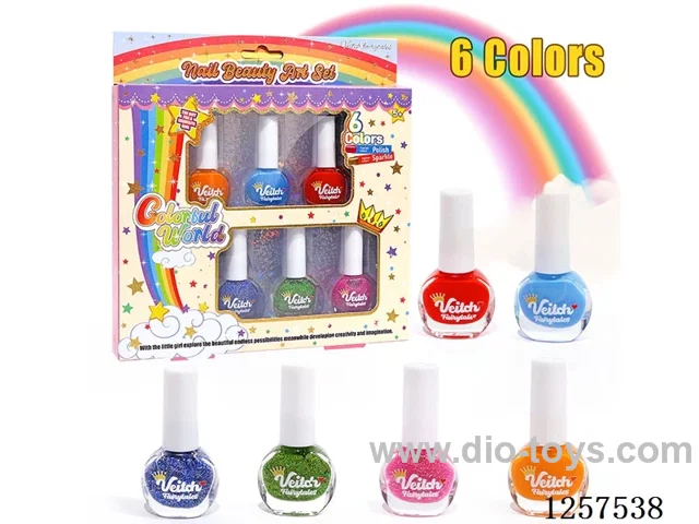 6 bottles of nail polish