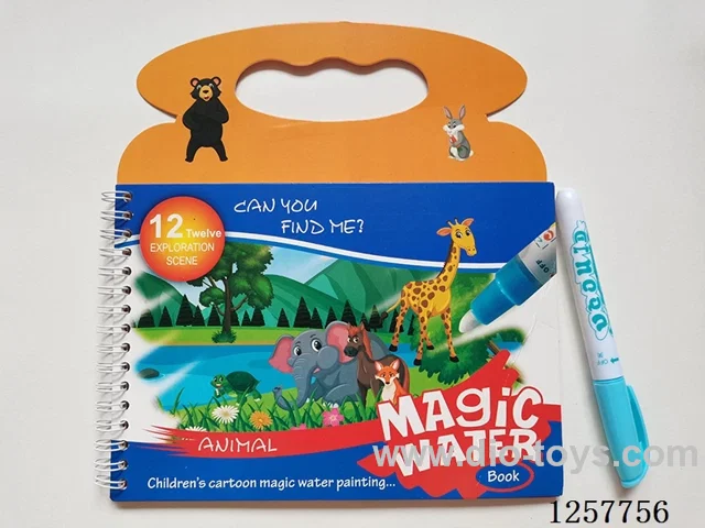 Color-Changing Watercolour Book 4 pages + 1 pen