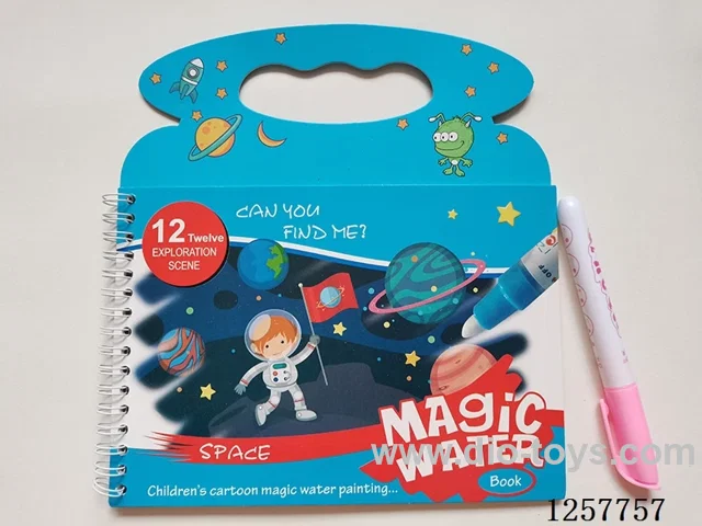 Color-Changing Watercolour Book 4 pages + 1 pen