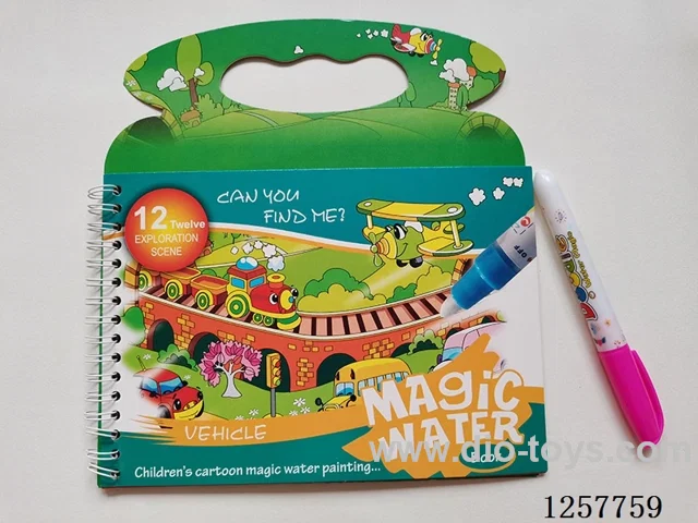 Color-Changing Watercolour Book 4 pages + 1 pen