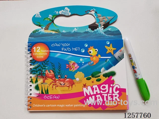 Color-Changing Watercolour Book 4 pages + 1 pen