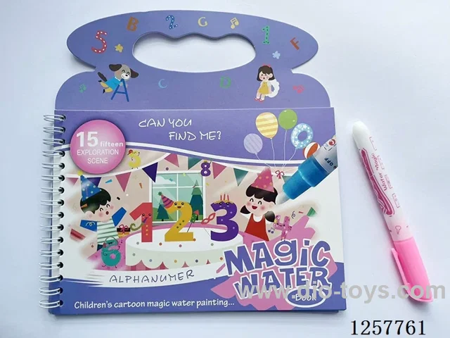 Color-Changing Watercolour Book 4 pages + 1 pen
