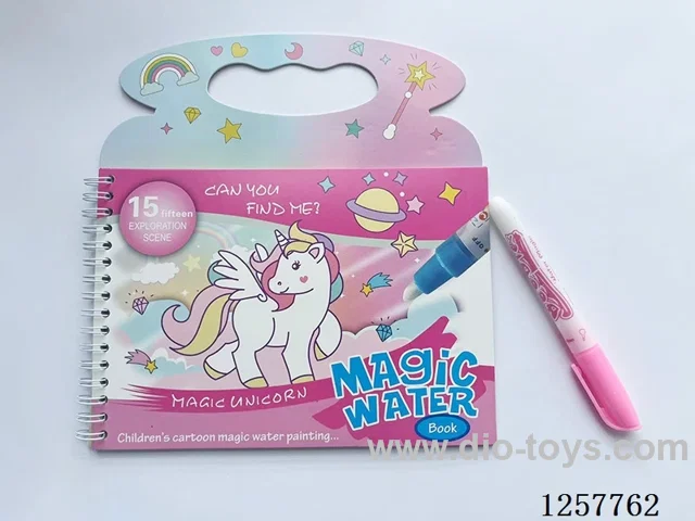 Color-Changing Watercolour Book 4 pages + 1 pen