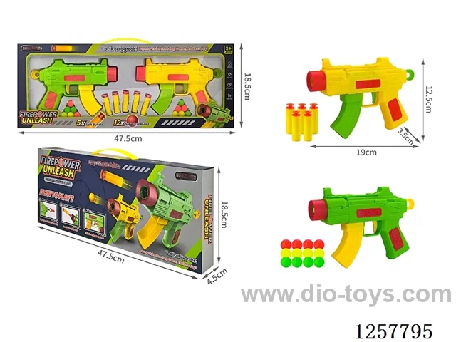 EVA Dual-Use Soft-Shoot Ping Pong Ball Gun