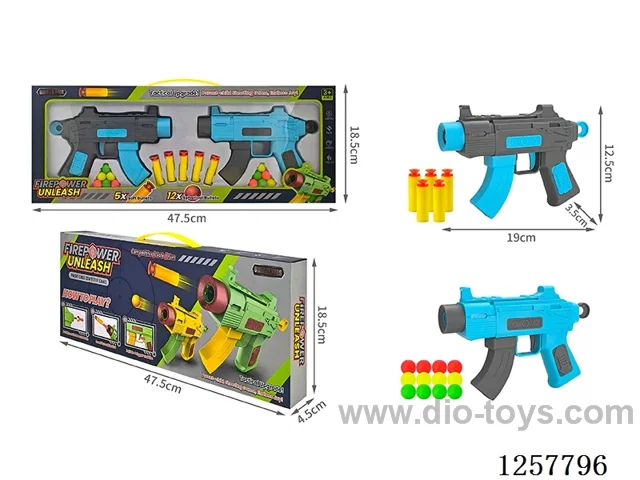 EVA Dual-Use Soft-Shoot Ping Pong Ball Gun