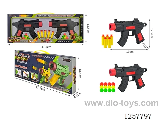 EVA Dual-Use Soft-Shoot Ping Pong Ball Gun