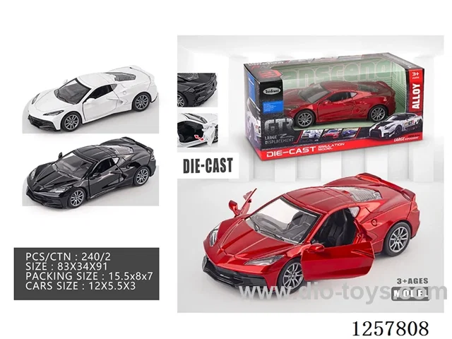 1:32 pull back alloy car