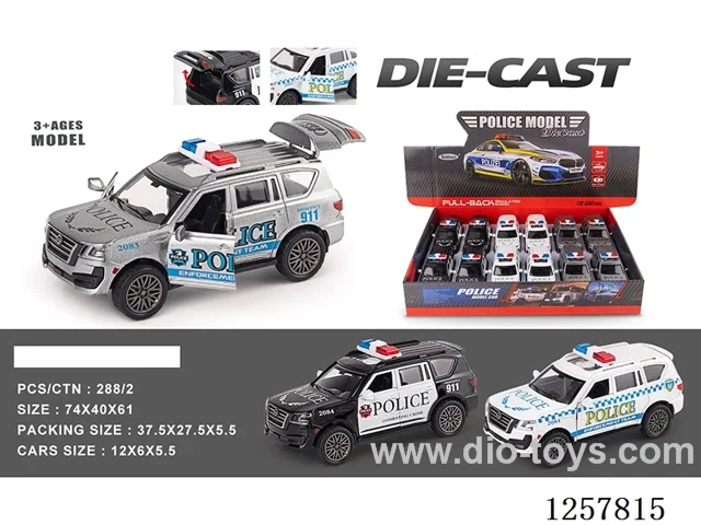 1:32 pull back alloy car 12PCS